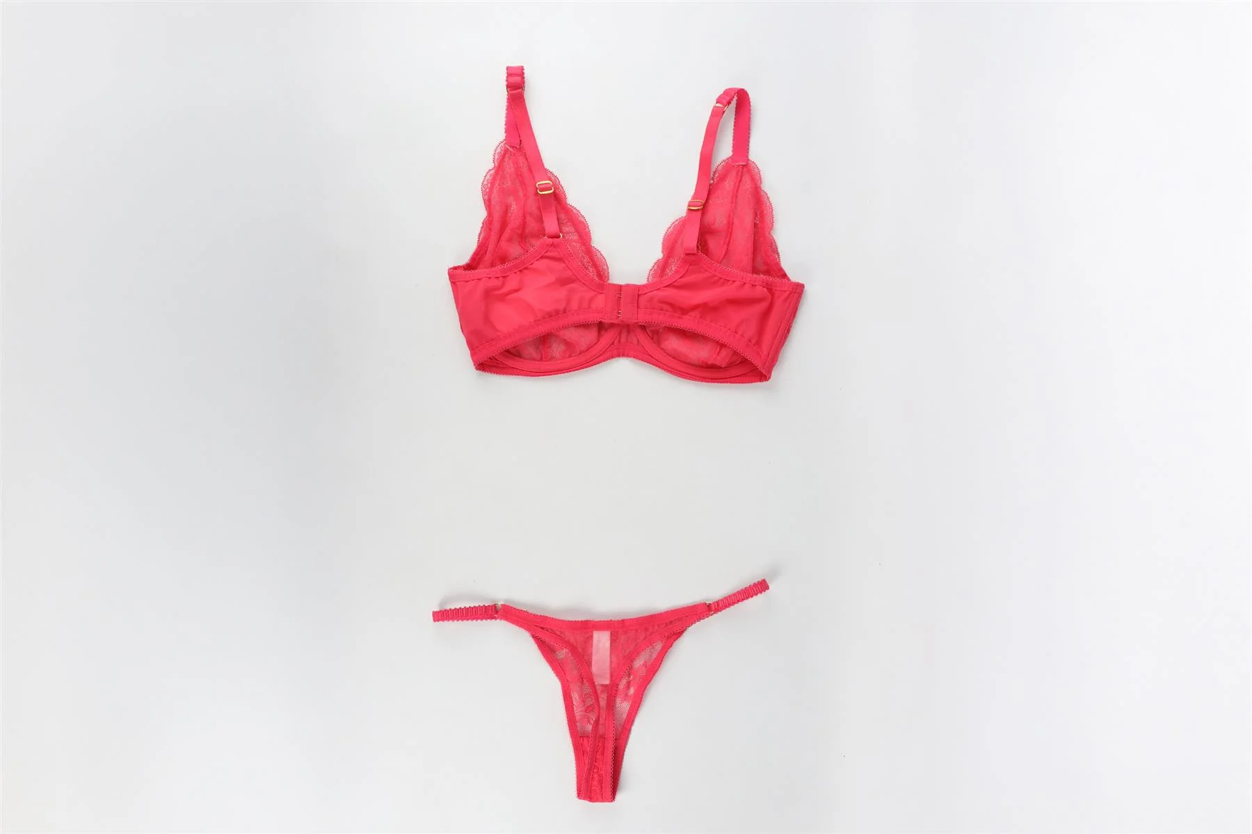 AGENT PROVOCATEUR PINK BRA AND THONG SET UK 34DD/2 - Image 4