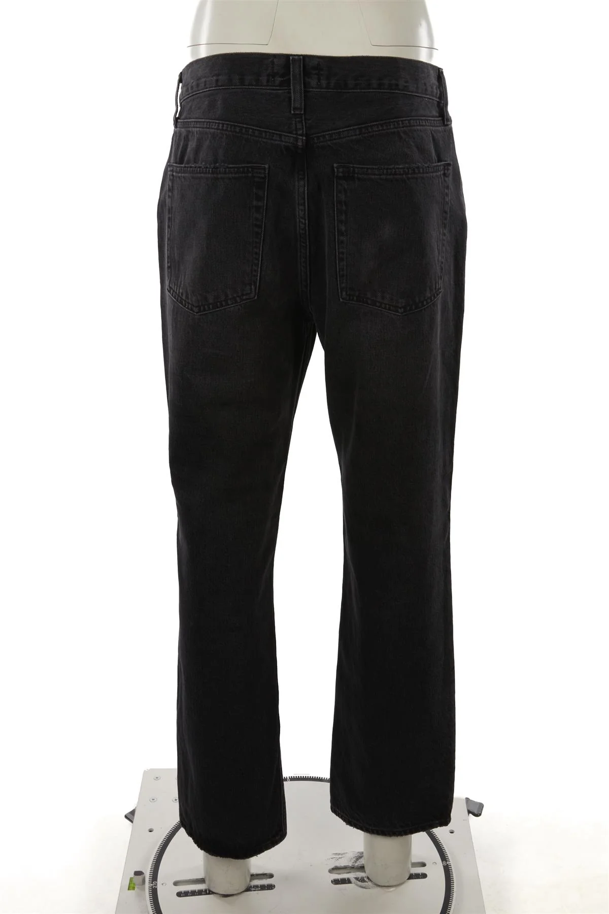 AGOLDE BLACK HIGH RISE STRAIGHT LEG JEANS W30 - Image 4