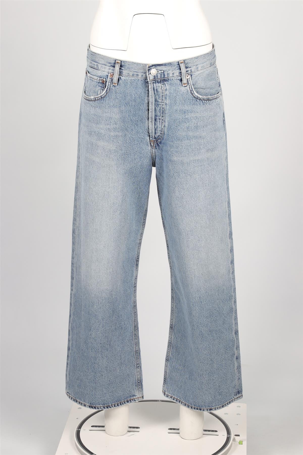 AGOLDE BLUE DEMIN JEANS W 30 UK 12 - Image 2