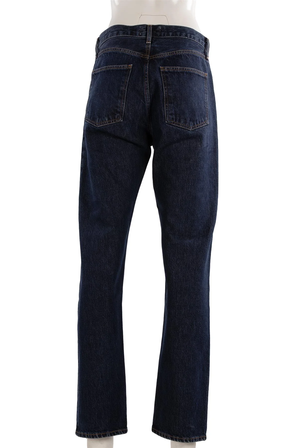 AGOLDE BLUE HIGH RISE STRAIGHT LEG JEANS W28 UK 10 - Image 4