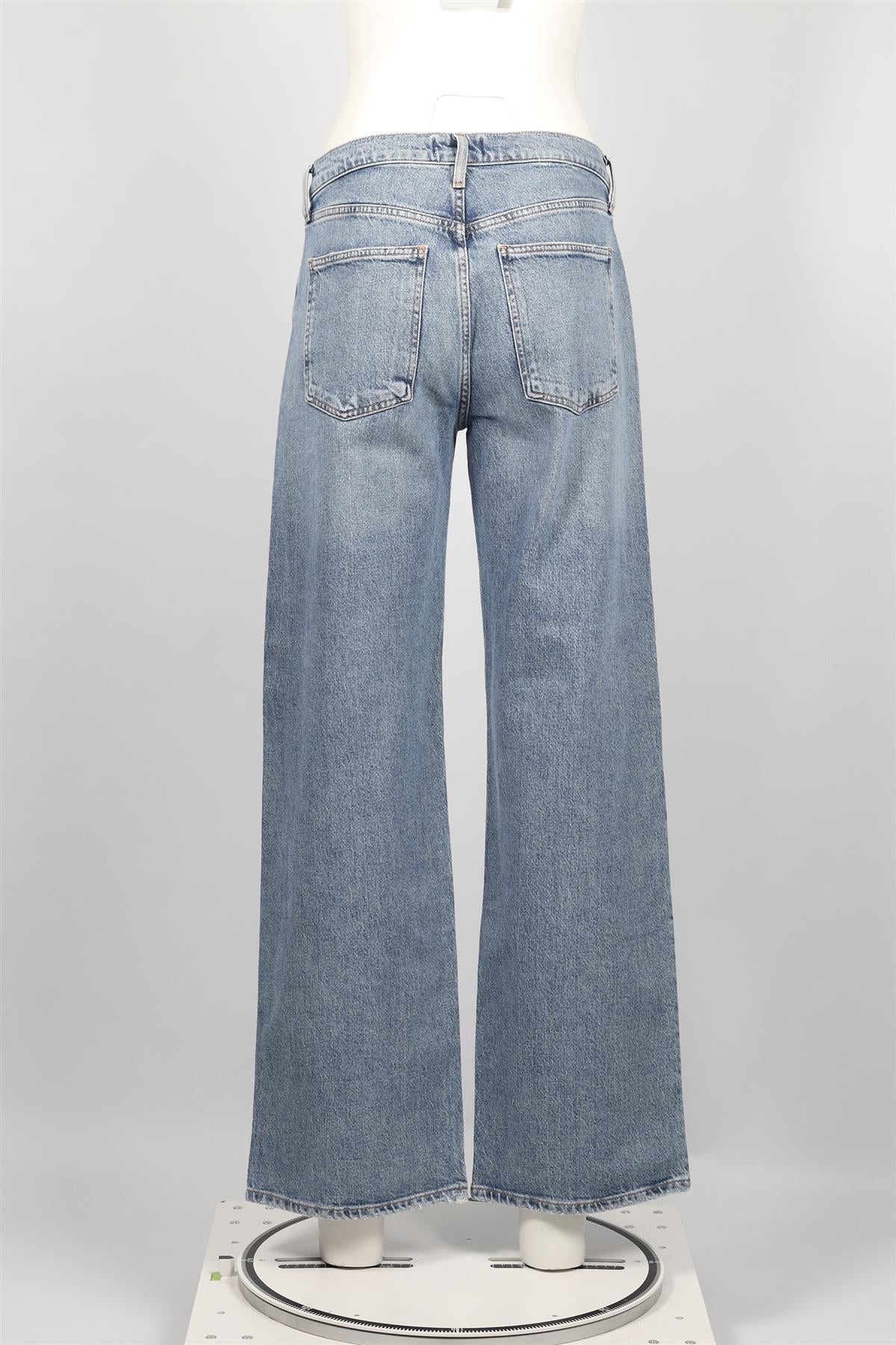 AGOLDE BLUE MID RISE STRAIGHT LEG JEANS W30 UK 12 - Image 4