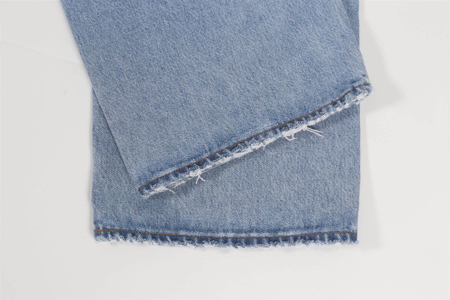 AGOLDE BLUE WIDE LEG JEANS W 24 UK 6 - Image 6