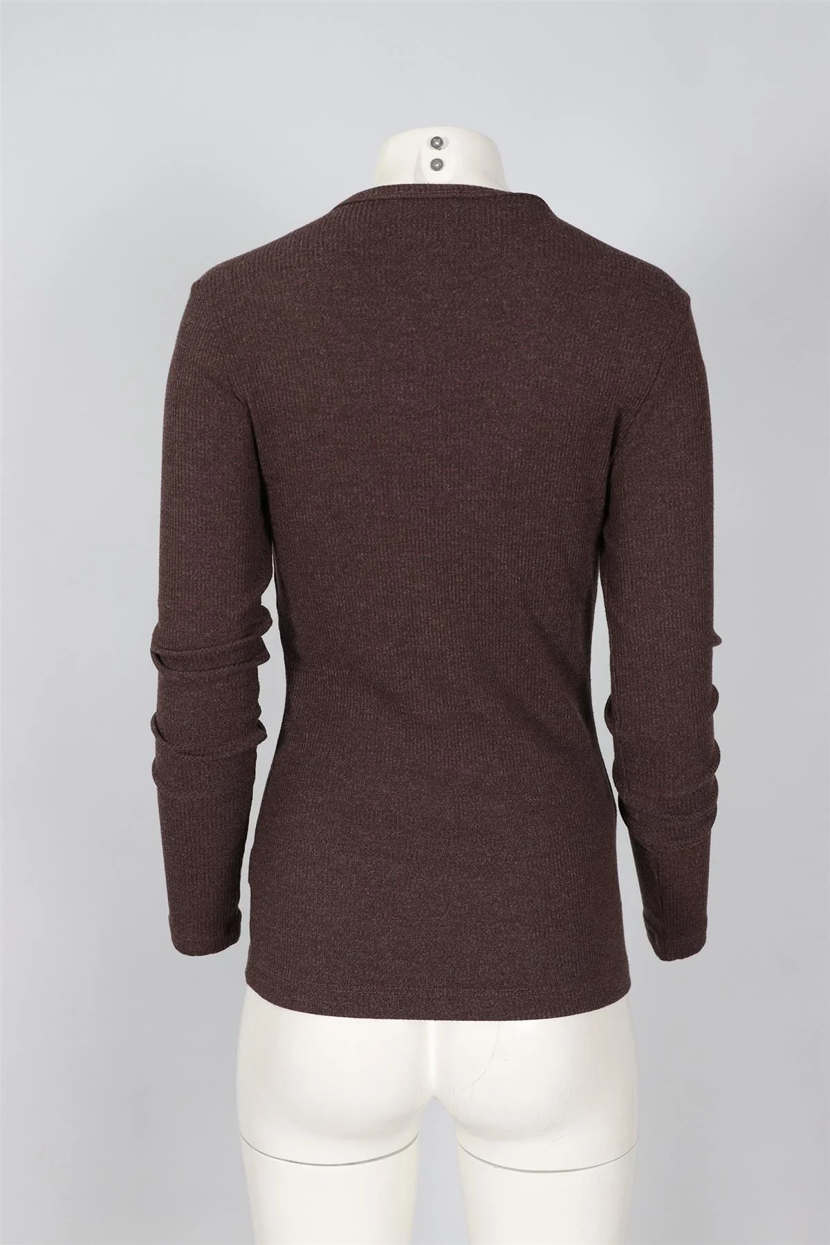 AGOLDE BROWN COTTON TOP MEDIUM - Image 4