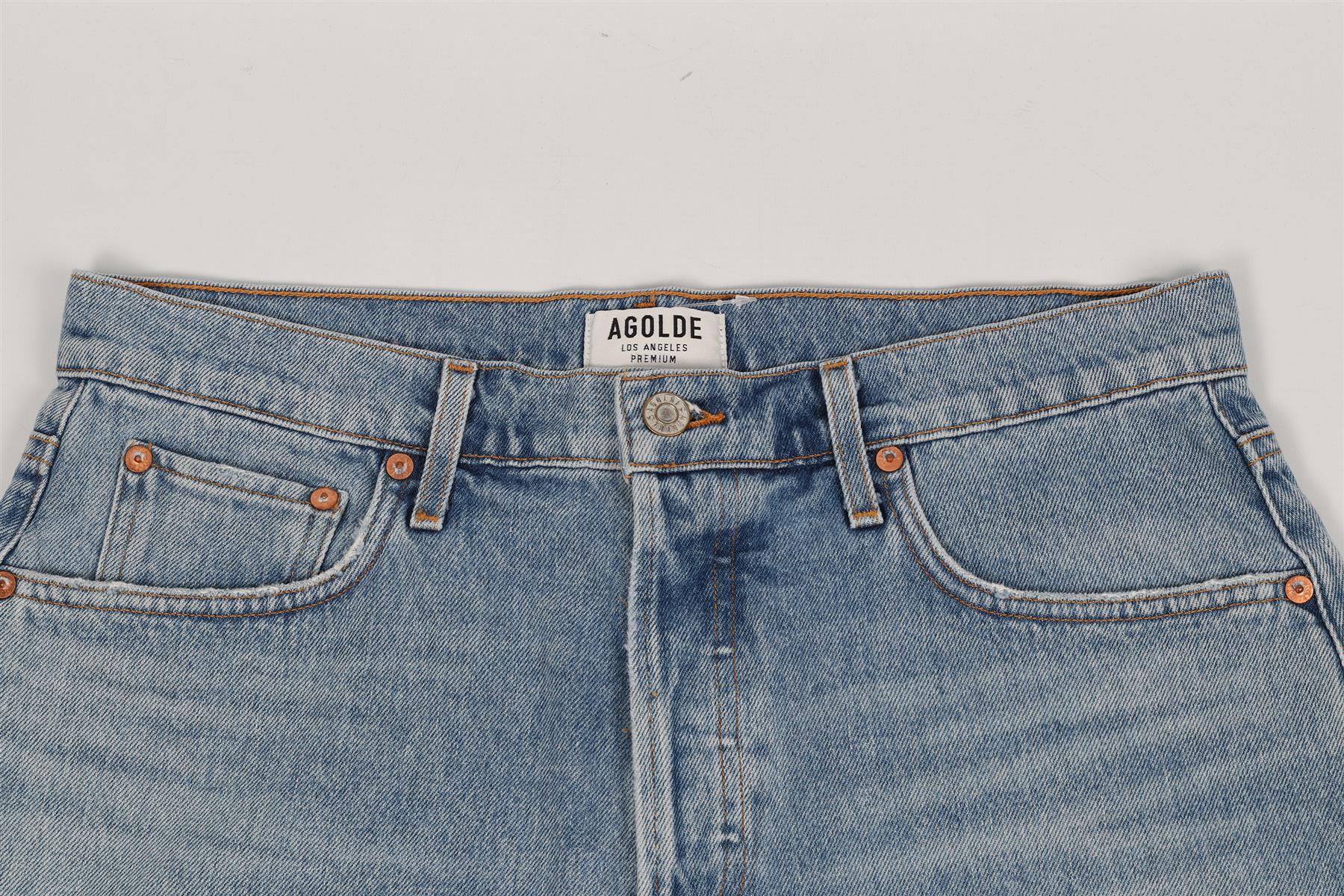 AGOLDE DENIM MINI SKIRT W31 UK 12-14 - Image 3