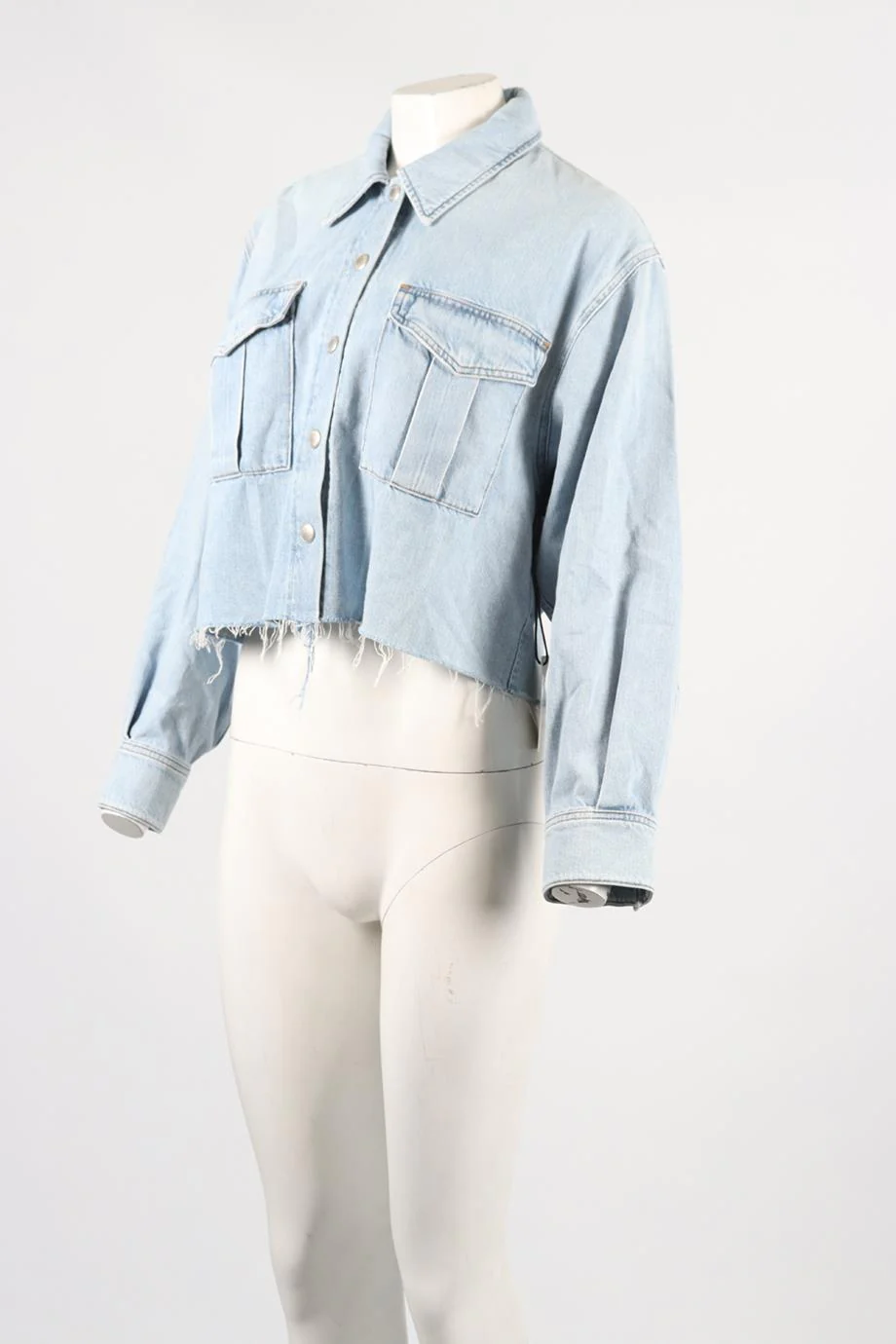 AGOLDE DENIM SHIRT XSMALL - Image 3