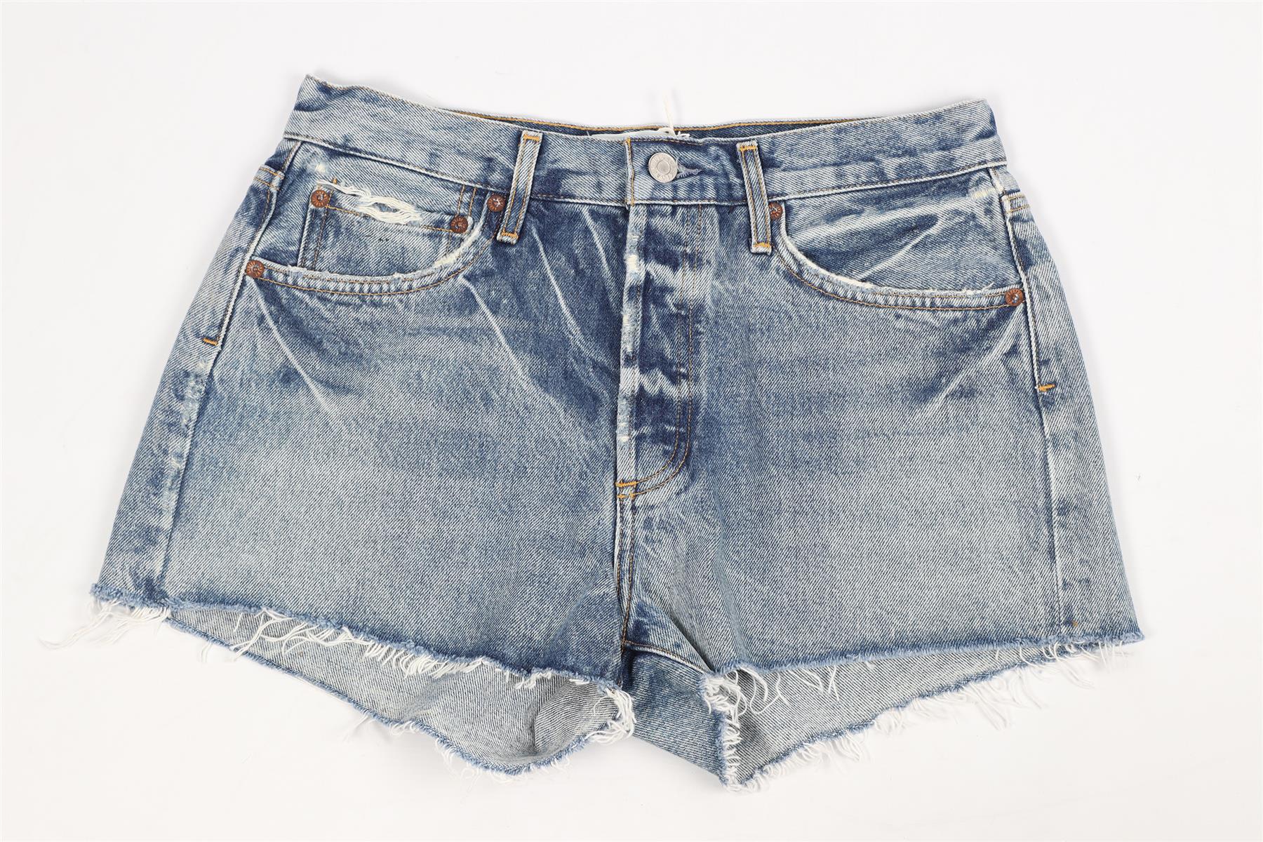 AGOLDE HIGH RISE DENIM SHORTS W27 UK 8-10 - Image 4