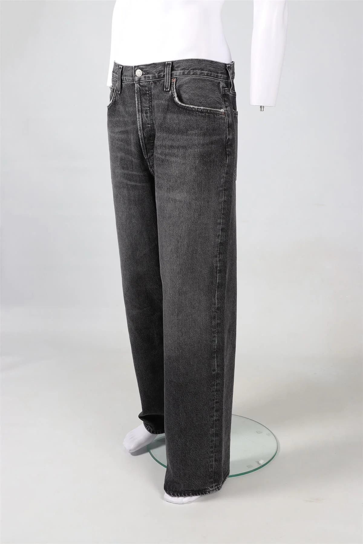 AGOLDE MEN'S GREY DENIM JEANS W29 UK 30 - Image 3