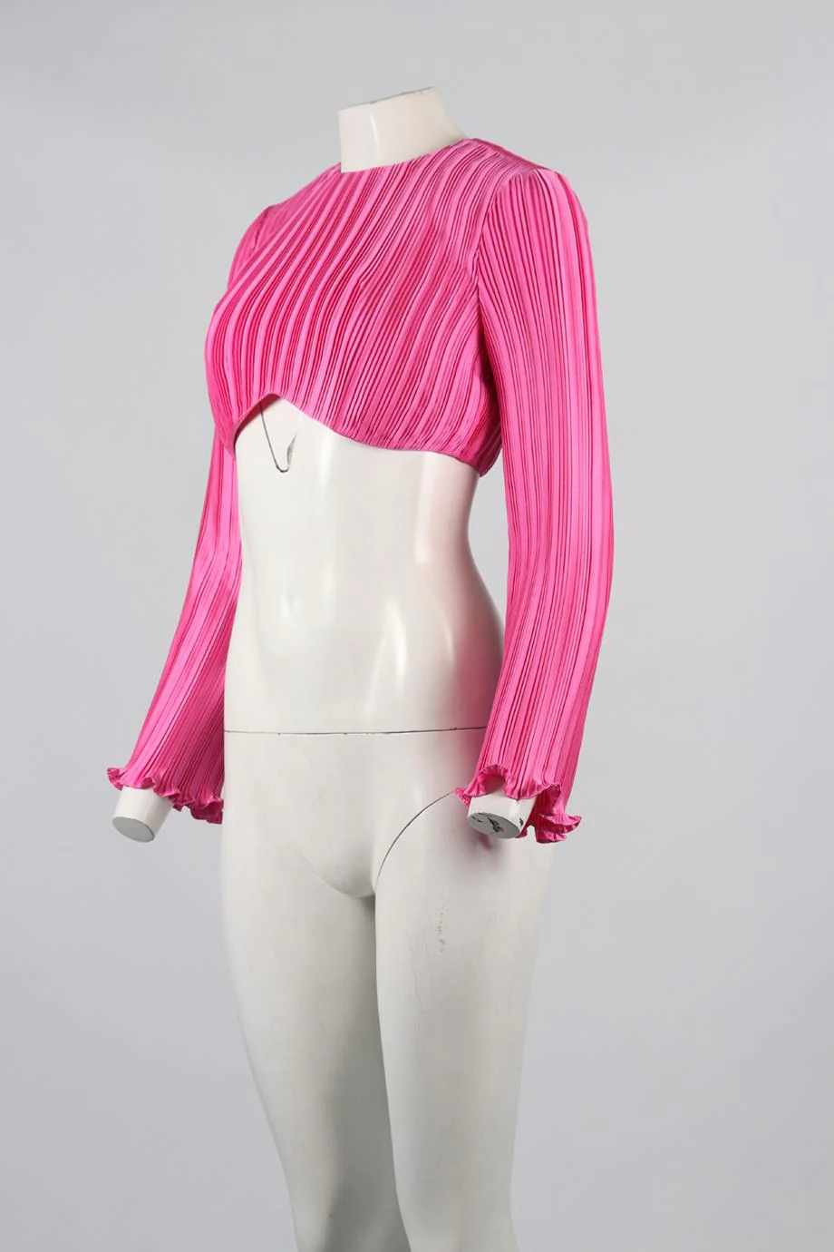 AIIFOS PLEATED SATIN TOP XSMALL - Image 3
