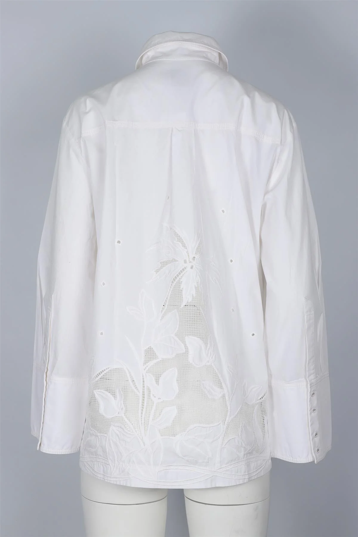 AJE WHITE COTTON SHIRT UK 8 - Image 4