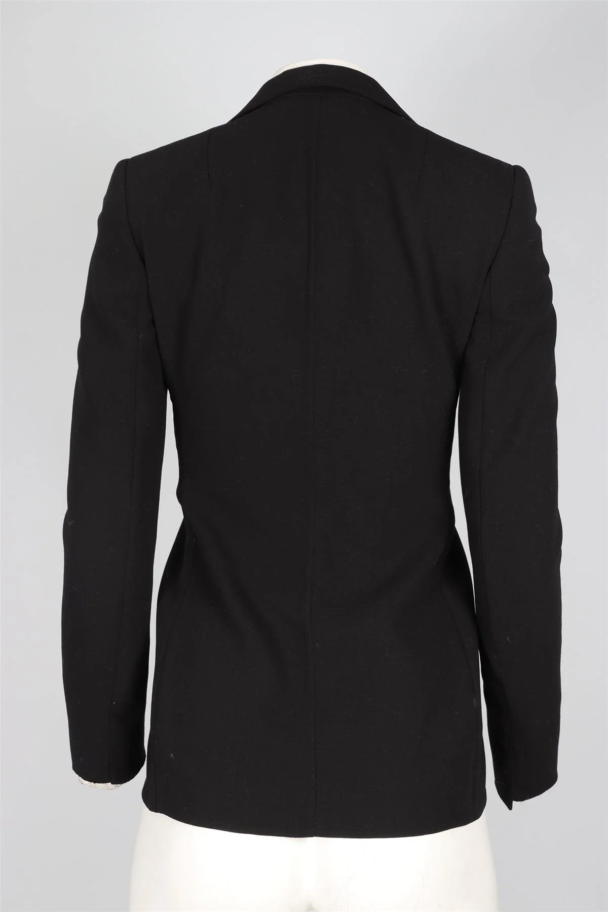 AKRIS BLACK WOOL BLAZER US 2 UK 6 - Image 4