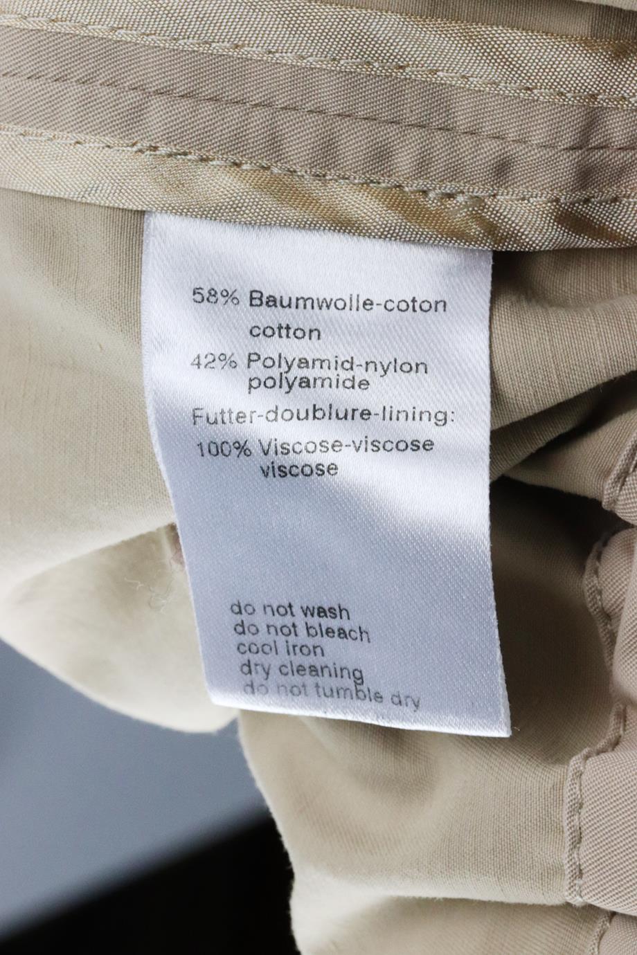AKRIS COTTON PARKA COAT US 4 UK 8 - Image 6