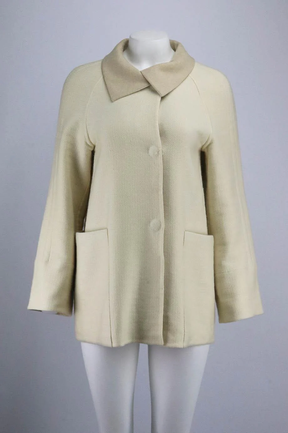 AKRIS REVERSIBLE CASHMERE AND WOOL BLEND COAT US 4 UK 8 - Image 5