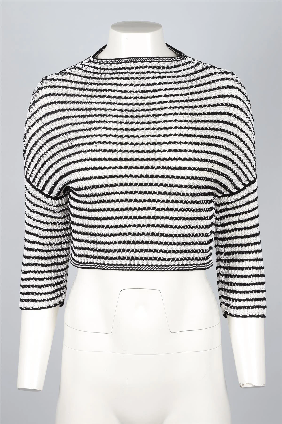 ALAÏA BLACK COTTON TOP FR 36 UK 8 - Image 2