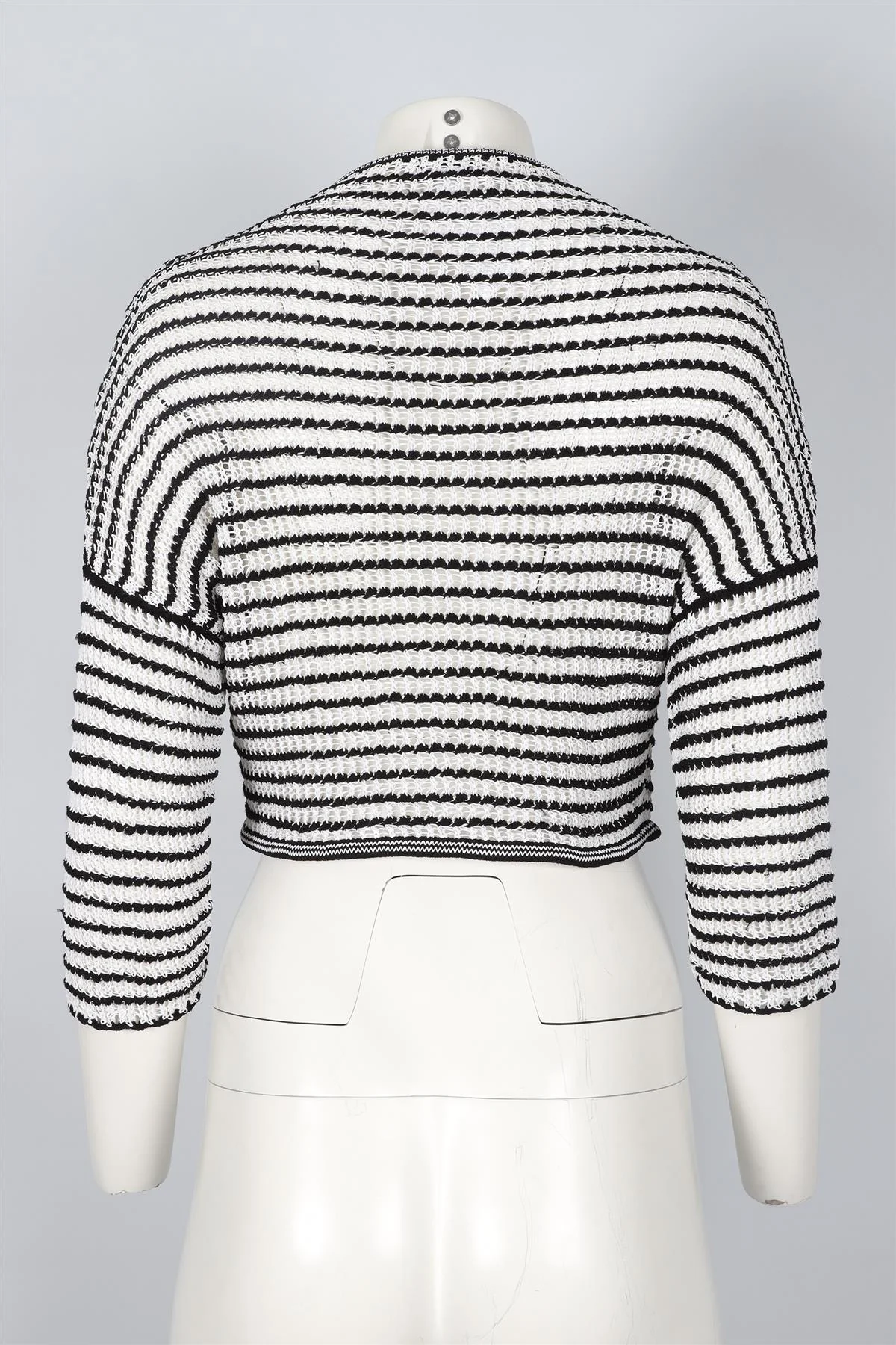 ALAÏA BLACK COTTON TOP FR 36 UK 8 - Image 4