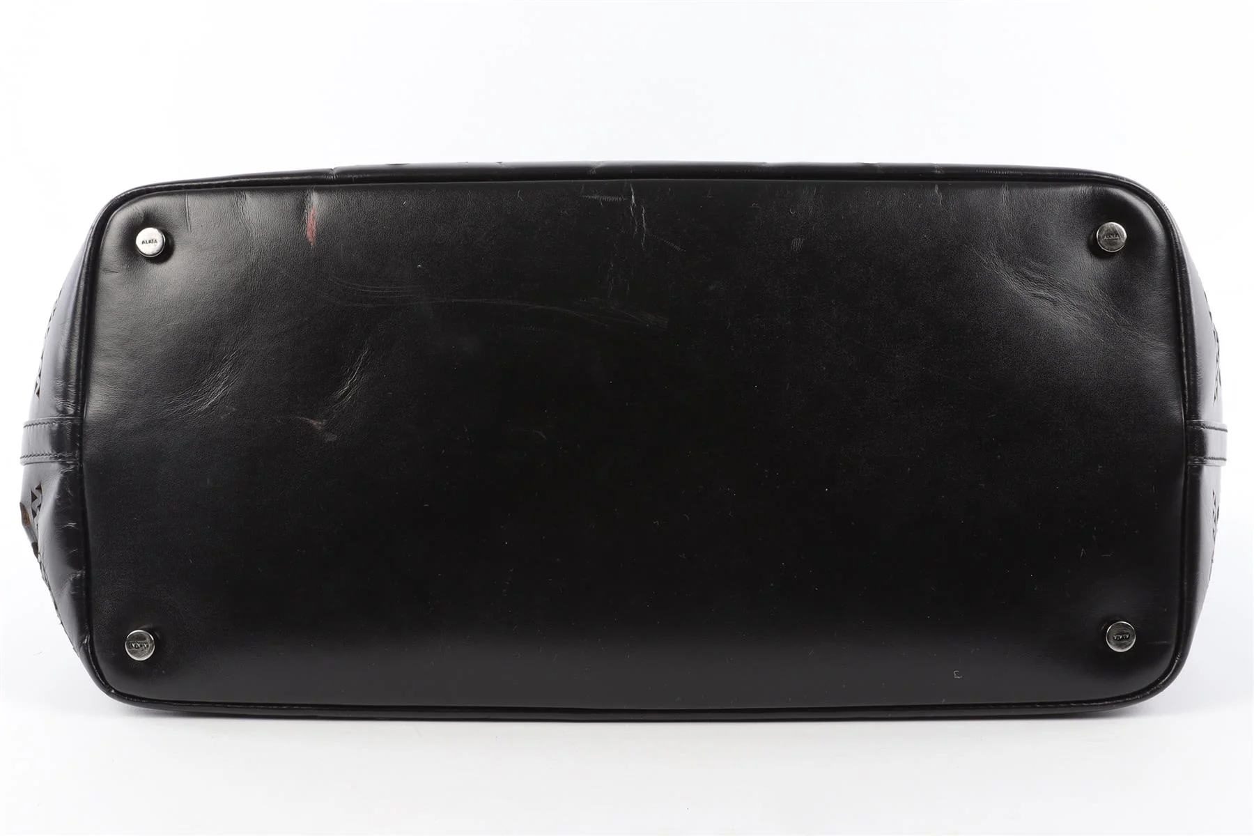 ALAÏA BLACK LE MINA 32 LEATHER TOTE BAG - Image 6