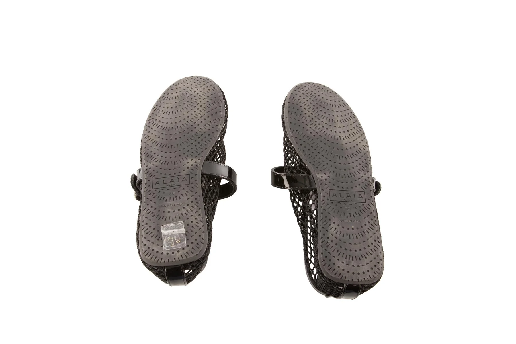 ALAÏA BLACK MESH BALLET FLATS EU 36 - Image 6