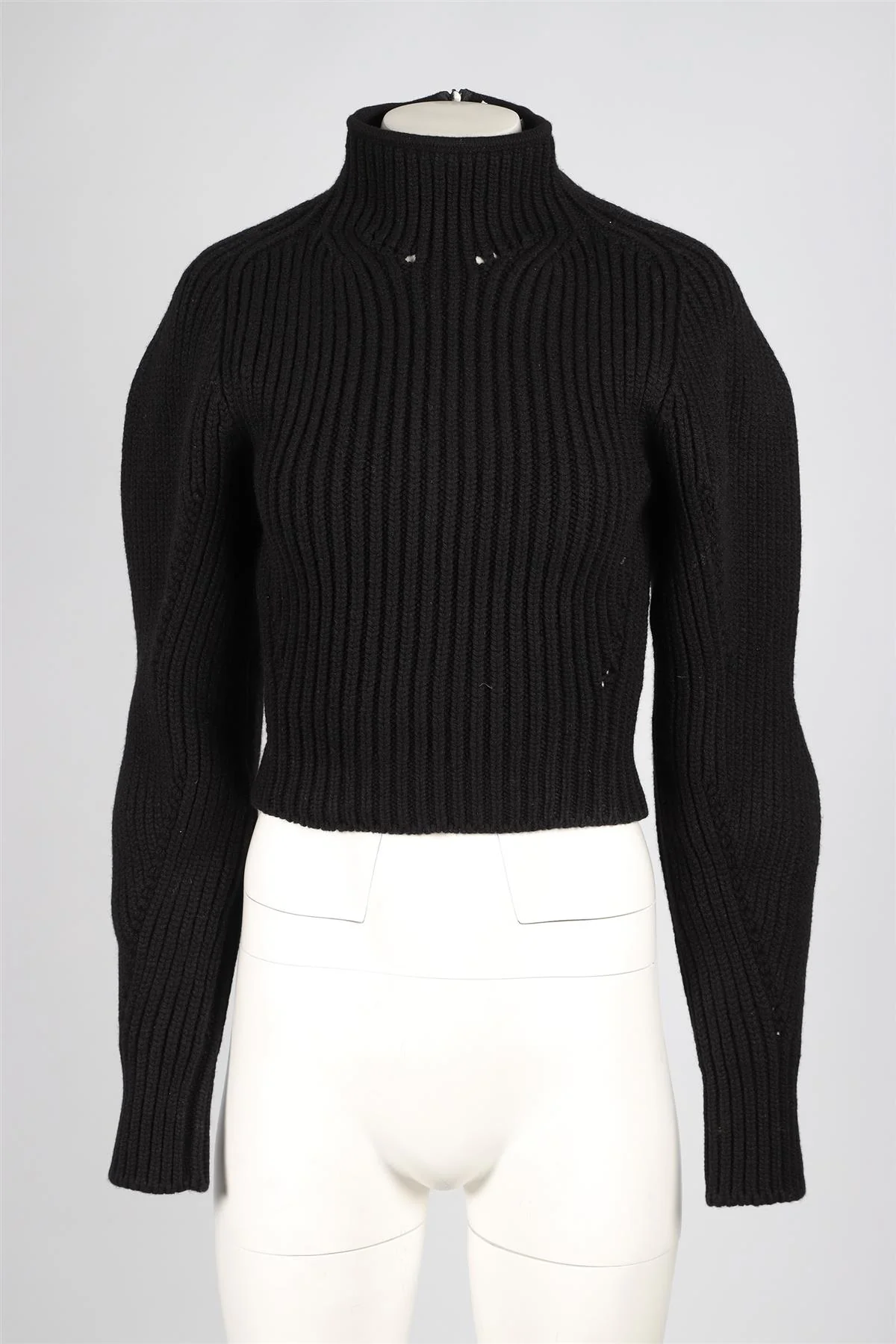 ALAÏA BLACK WOOL SWEATER FR 36 UK 8 - Image 2