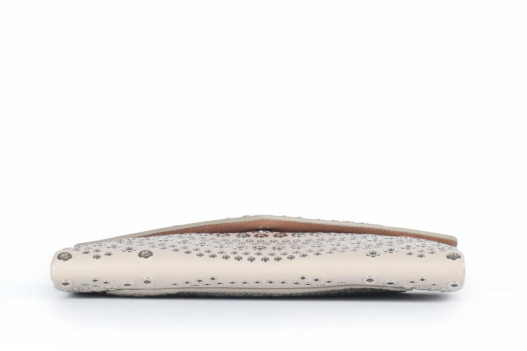 ALAÏA GREY LEATHER CLUTCH - Image 7