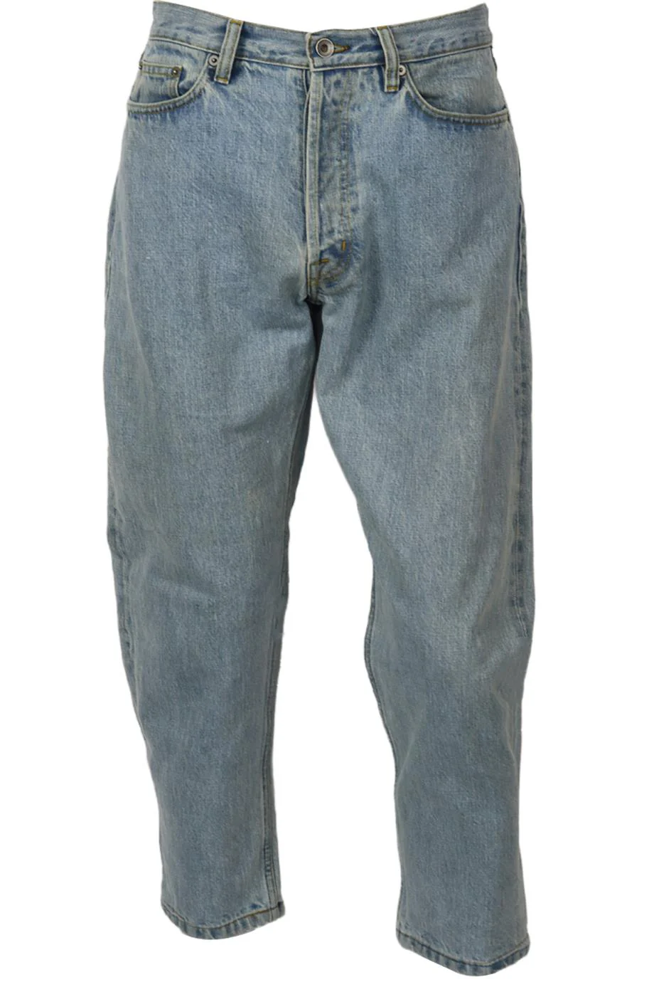 ALBAM MEN'S DENIM TAPERED JEANS UK/US WAIST 28