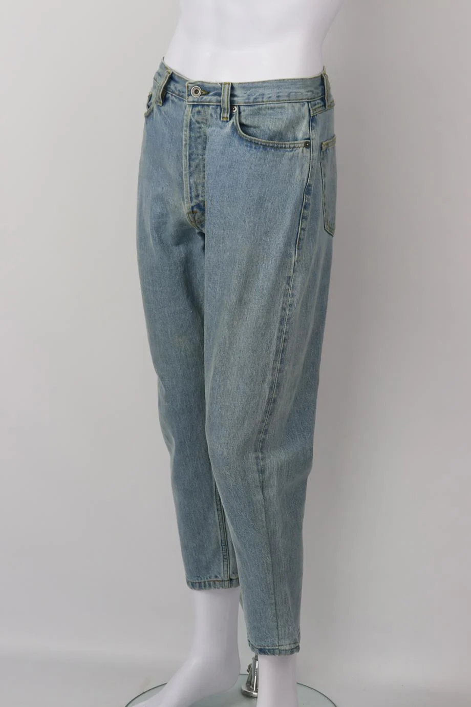 ALBAM MEN'S DENIM TAPERED JEANS UK/US WAIST 28 - Image 3