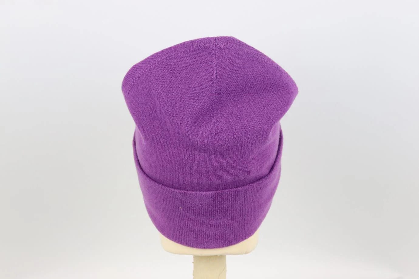 ALBERTA FERRETTI INTARSIA WOOL AND CASHMERE BLEND BEANIE ONE SIZE - Image 5
