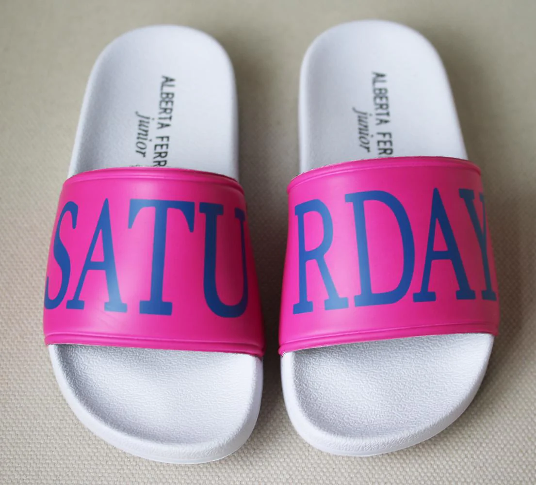 ALBERTA FERRETTI KIDS GIRLS SATURDAY SLIDES EU 28 UK 10 - Image 3