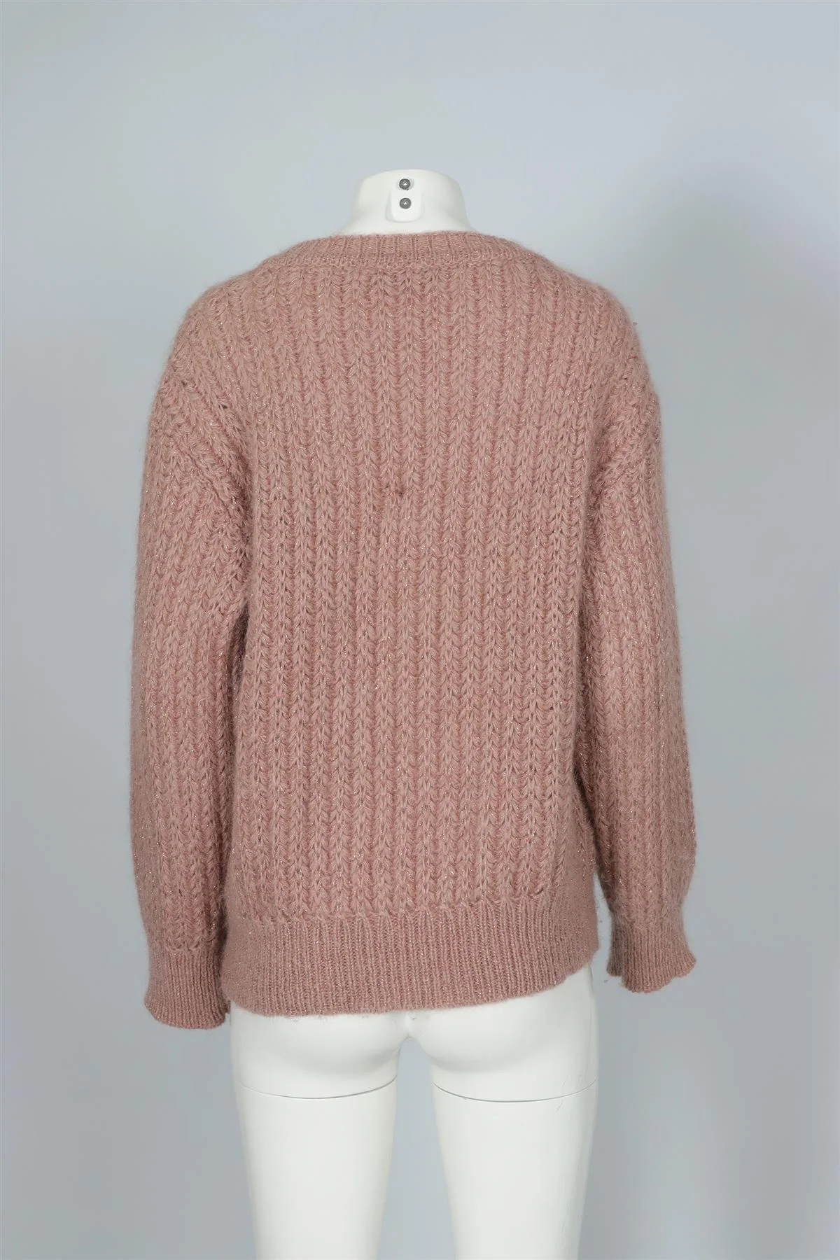 ALBERTA FERRETTI PINK WOOL SWEATER IT 40 UK 8 - Image 4
