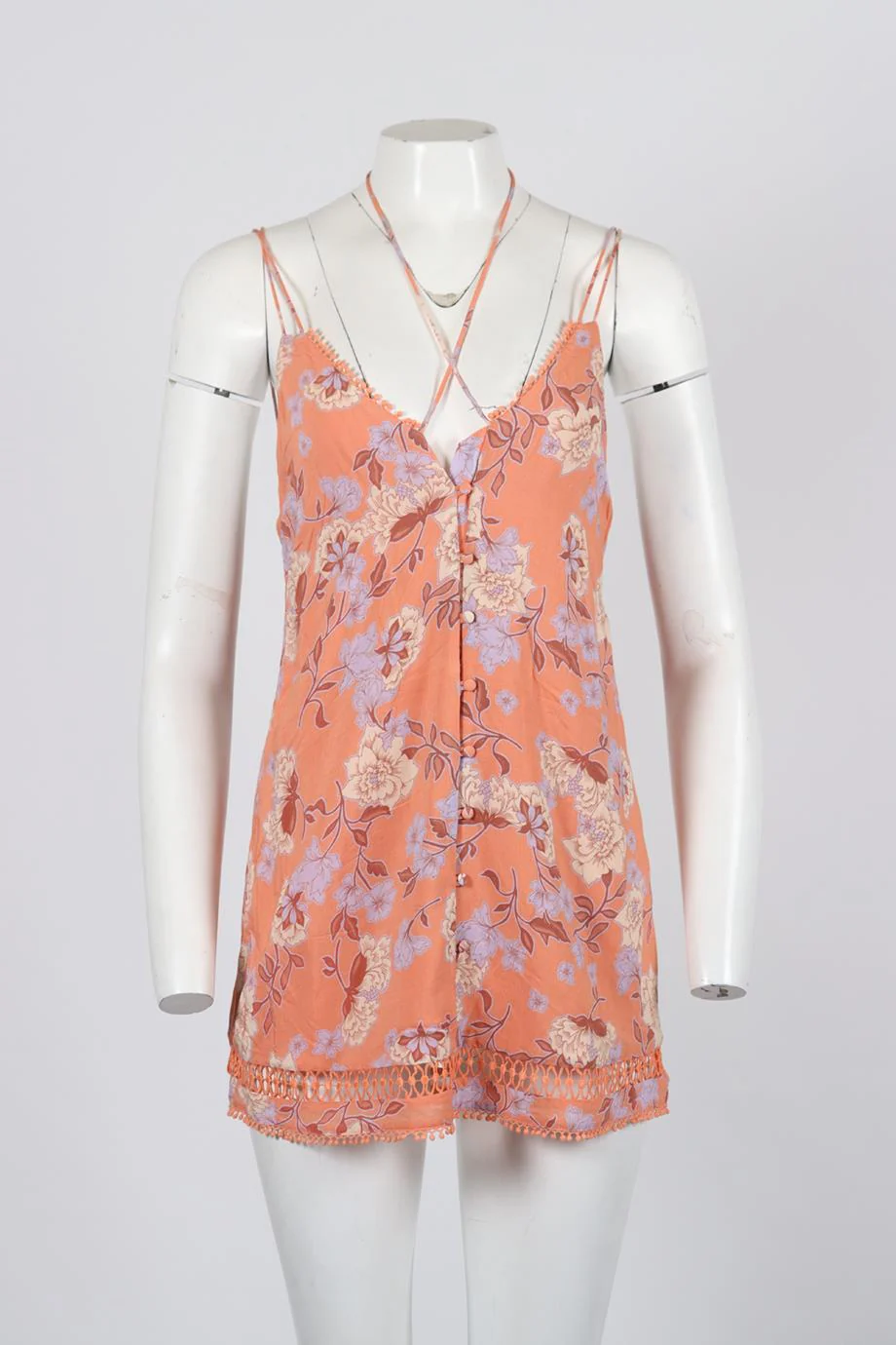 ALE BY ALESSANDRA PRINTED CREPE MINI DRESS SMALL - Image 2