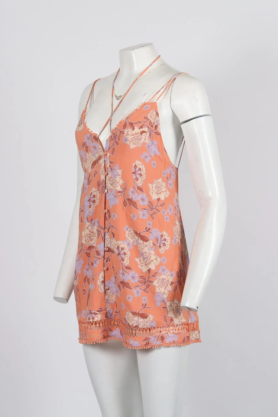 ALE BY ALESSANDRA PRINTED CREPE MINI DRESS SMALL - Image 3