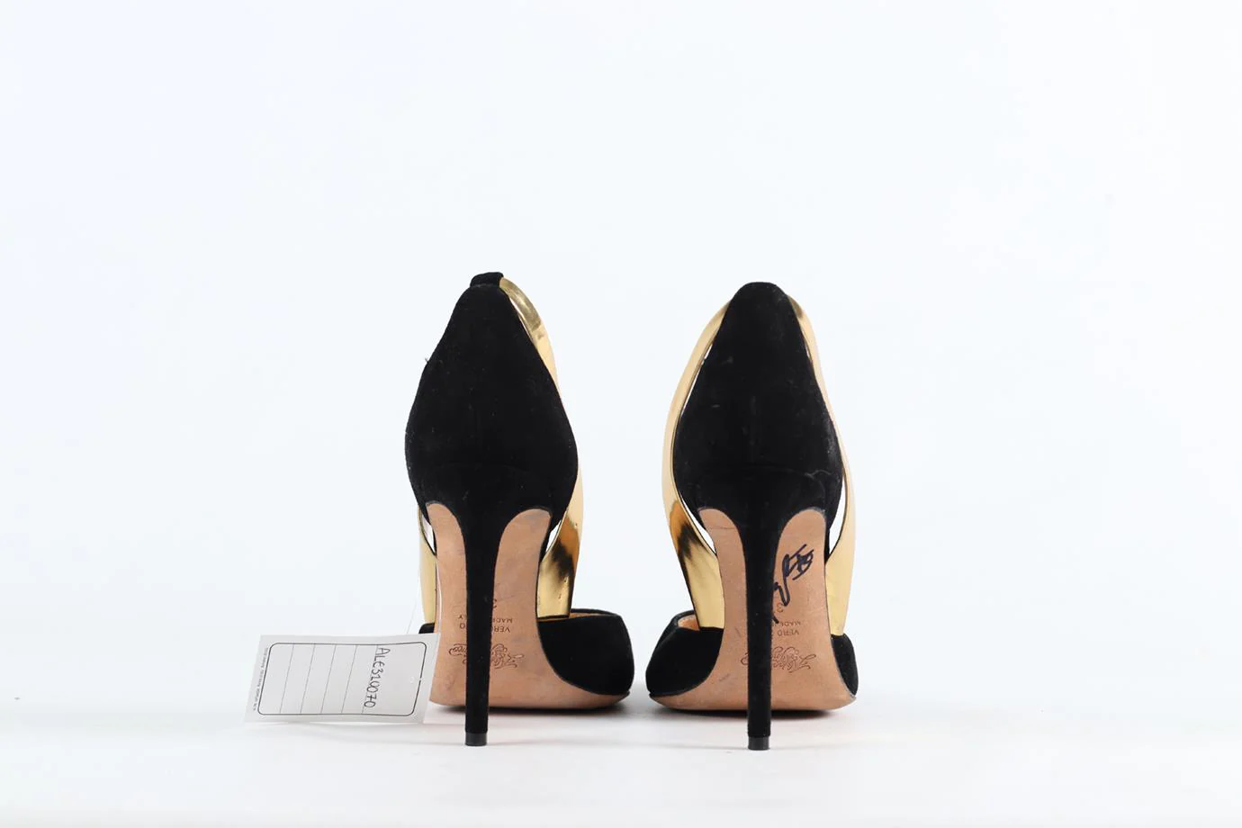 ALEJANDRO INGELMO SUEDE AND LEATHER PUMPS EU 37 UK 4 US 7 - Image 4