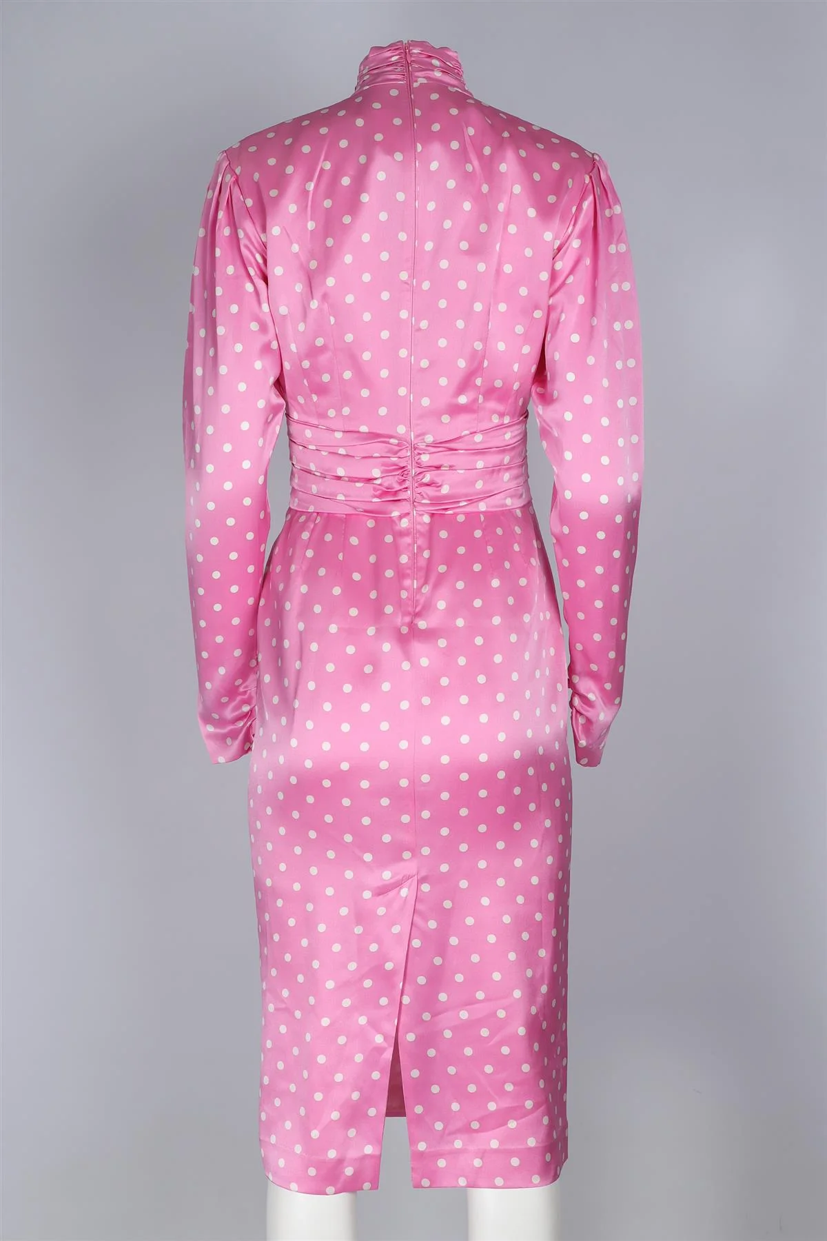 ALESSANDRA RICH PINK SILK MAXI DRESS IT 40 UK 8 - Image 4