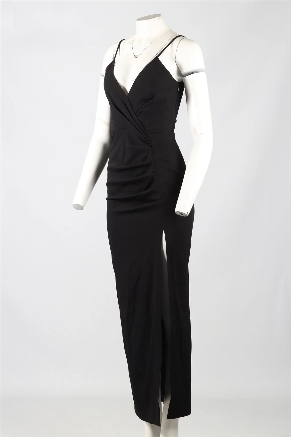 ALESSANDRA RICH WOOL BLEND MAXI DRESS IT 38 UK 6 - Image 3