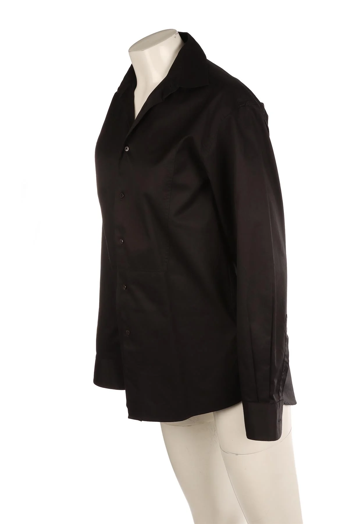 ALEX EAGLE BLACK COTTON SHIRT UK 6 - Image 3