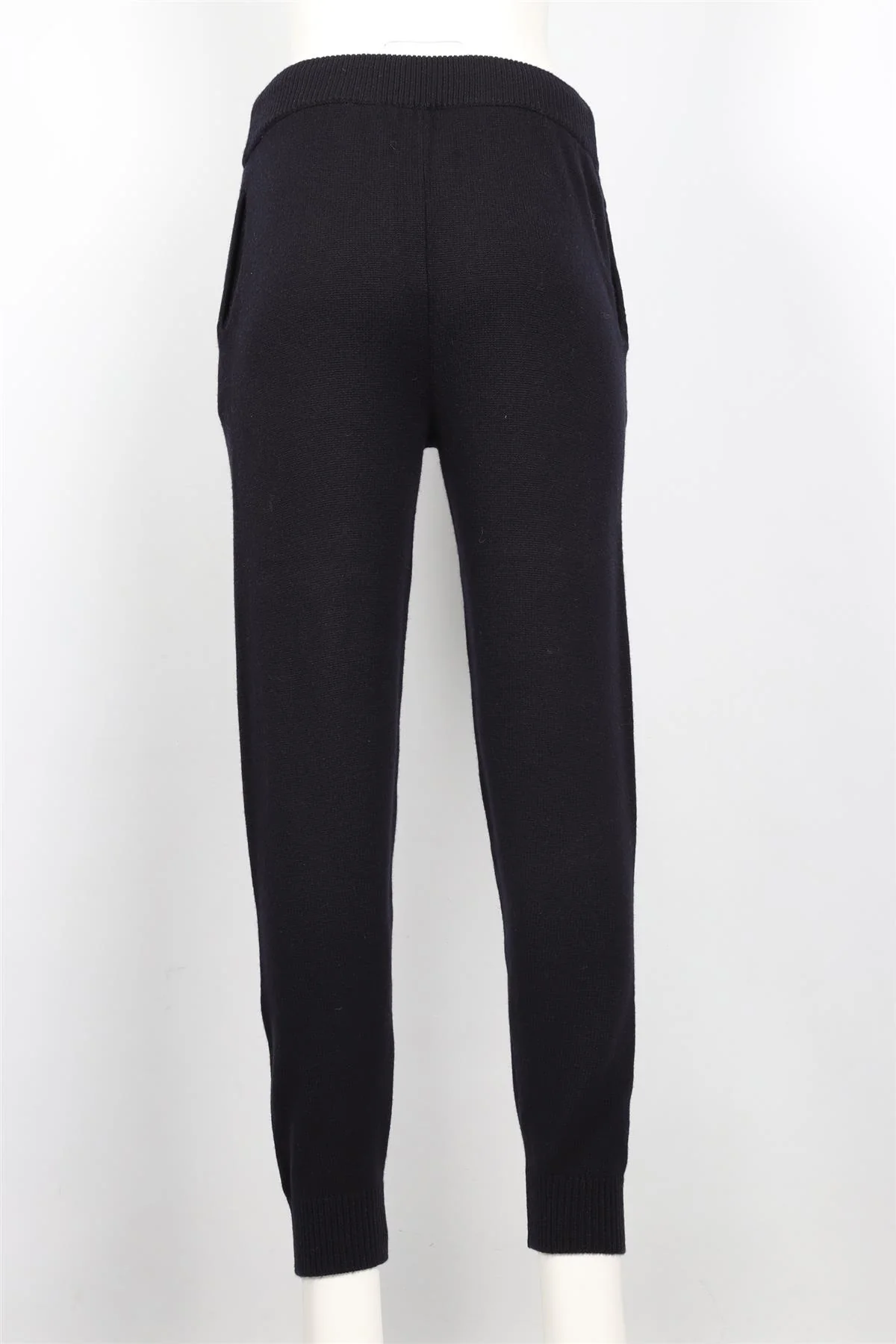 ALEX EAGLE SPORTING CLUB NAVY CASHMERE TRACK PANTS SMALL - Image 4