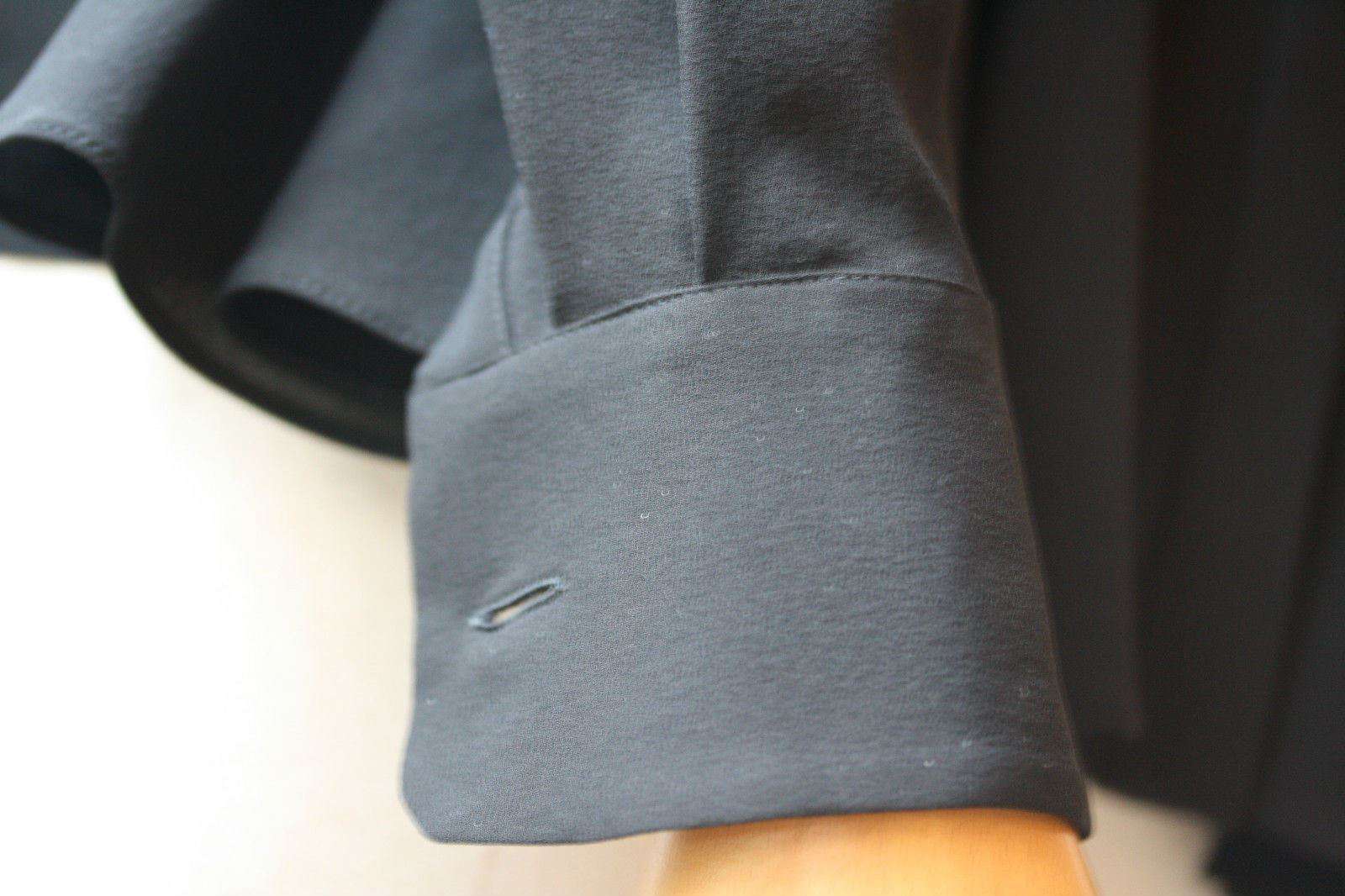 ALEXANDER MCQUEEN BLACK PEPLUM SILK BLOUSE IT 38 UK 6/8 - Image 3