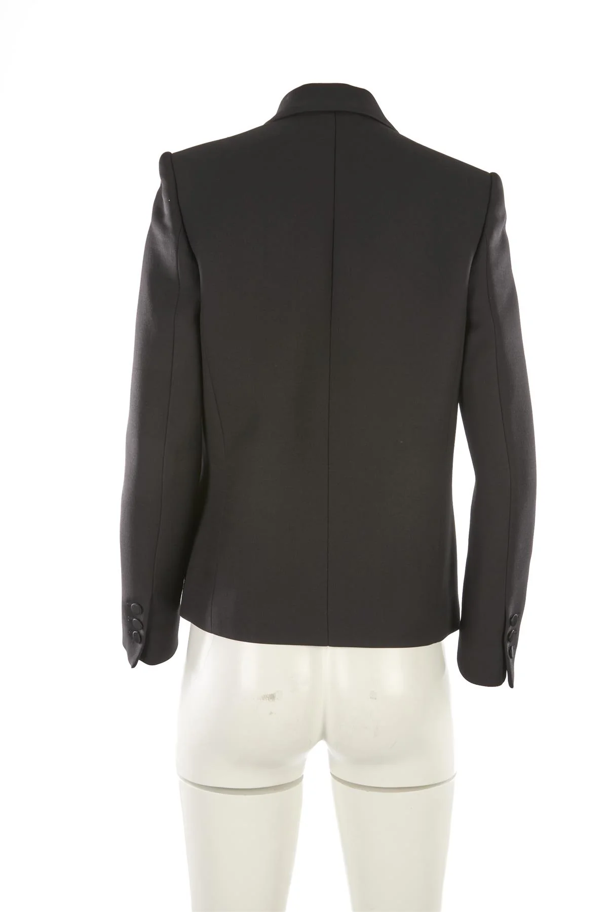 ALEXANDER MCQUEEN BLACK WOOL BLAZER IT 42 UK 10 - Image 4