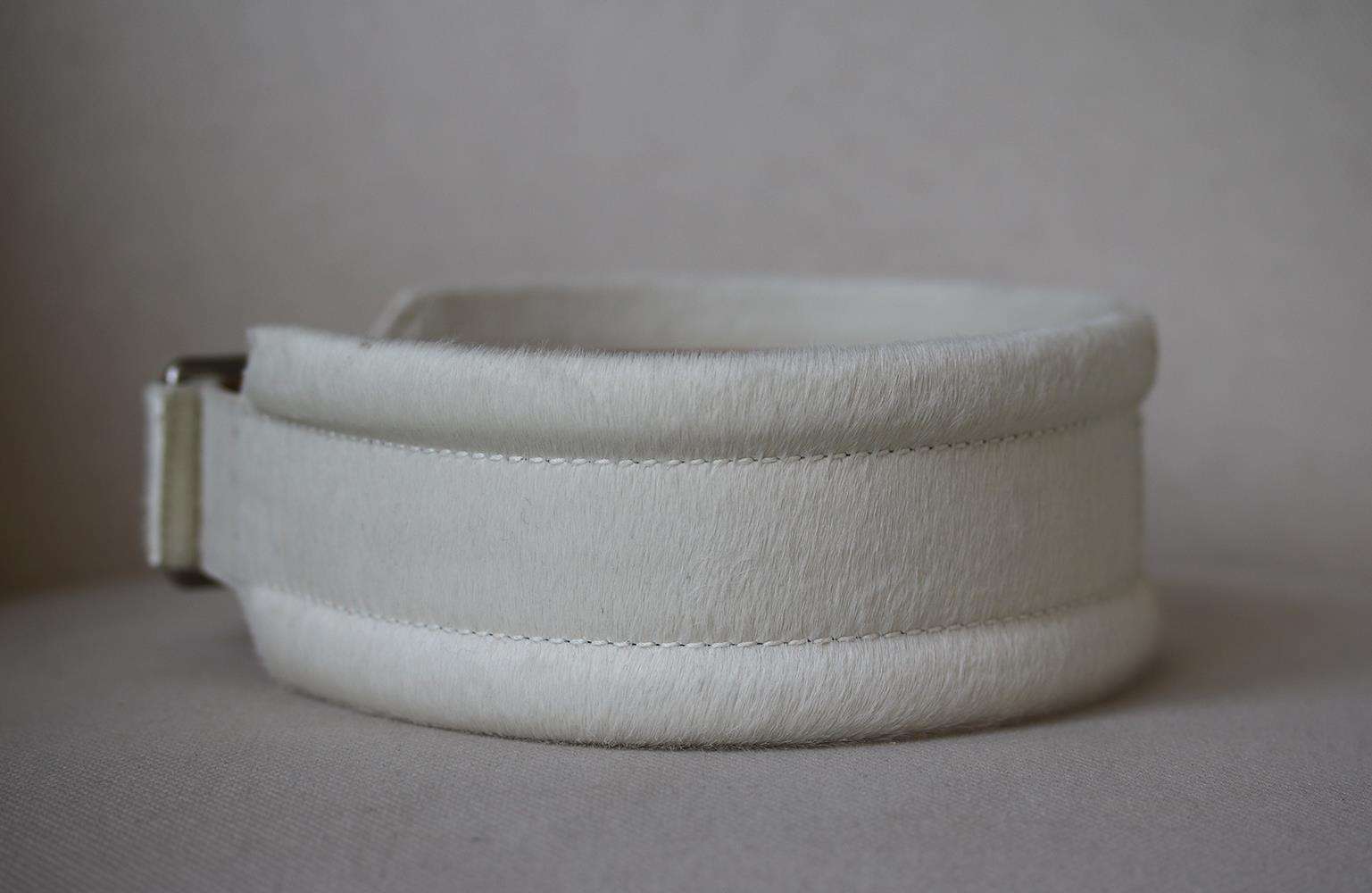ALEXANDER MCQUEEN CALF HAIR WAIST BELT EU 65 UK 4 - Image 2