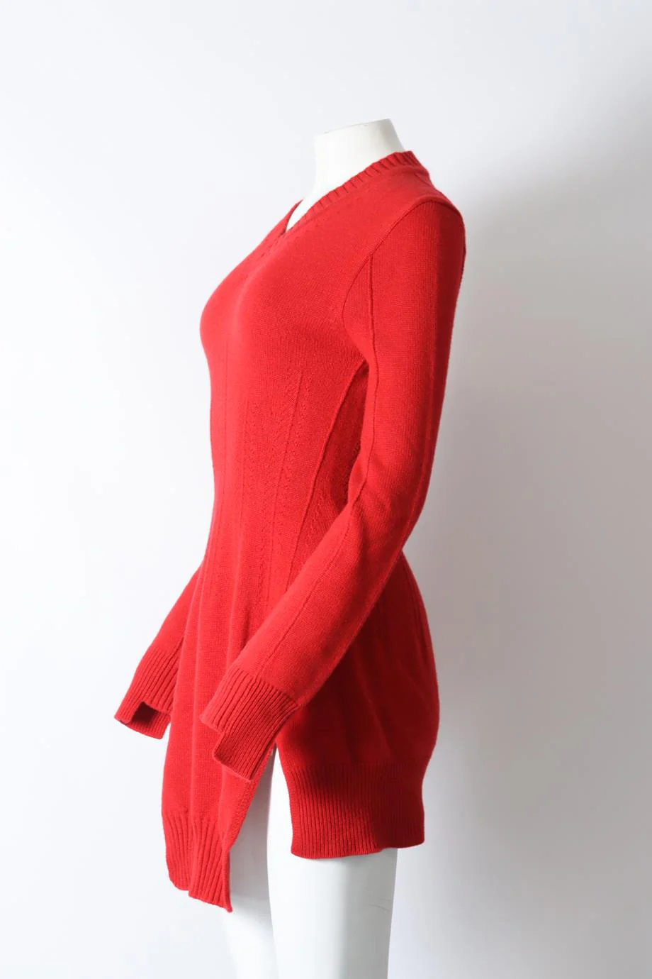 ALEXANDER MCQUEEN CASHMERE MINI DRESS SMALL - Image 3