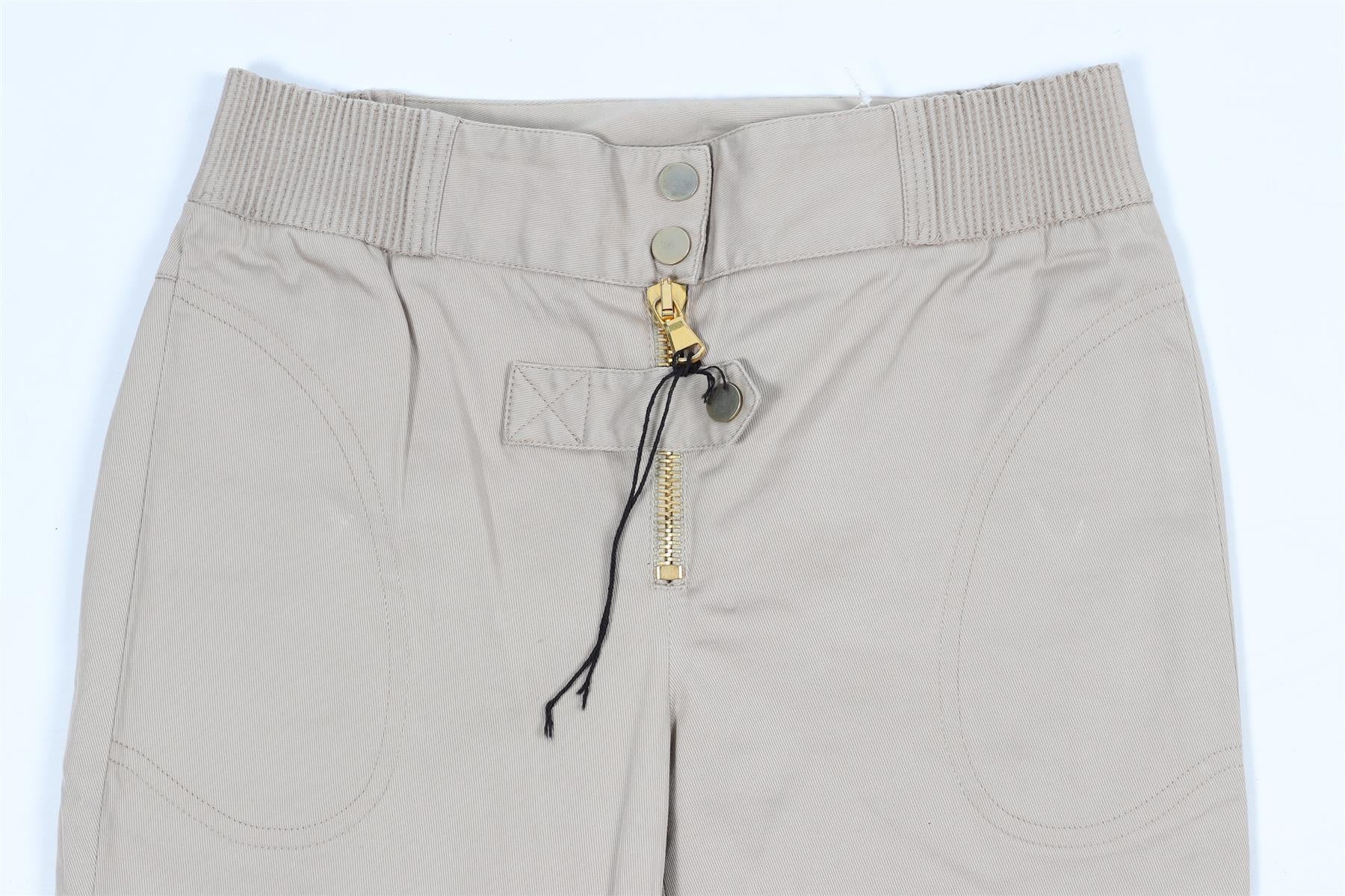 ALEXANDER MCQUEEN COTTON SKINNY PANTS IT 38 UK 6 - Image 4