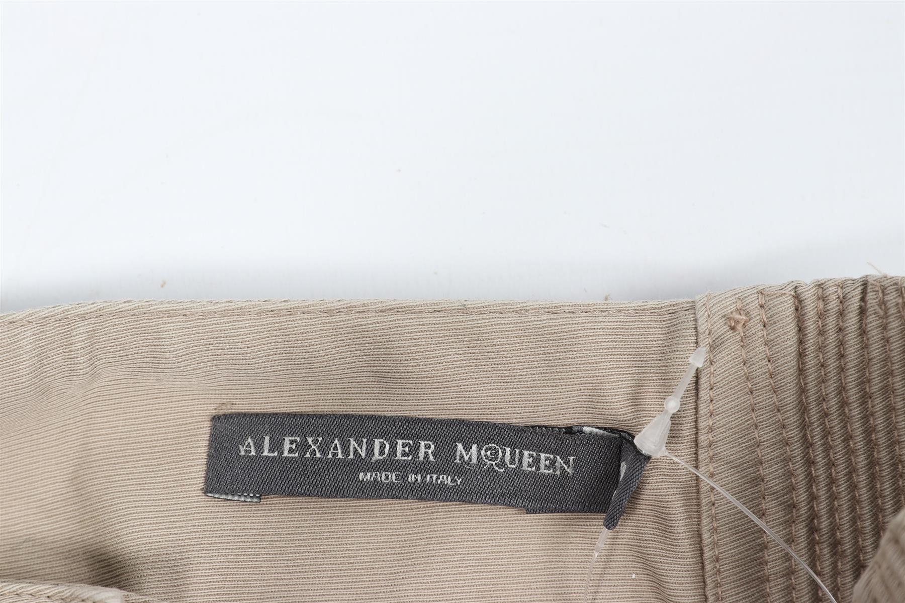 ALEXANDER MCQUEEN COTTON SKINNY PANTS IT 38 UK 6 - Image 5