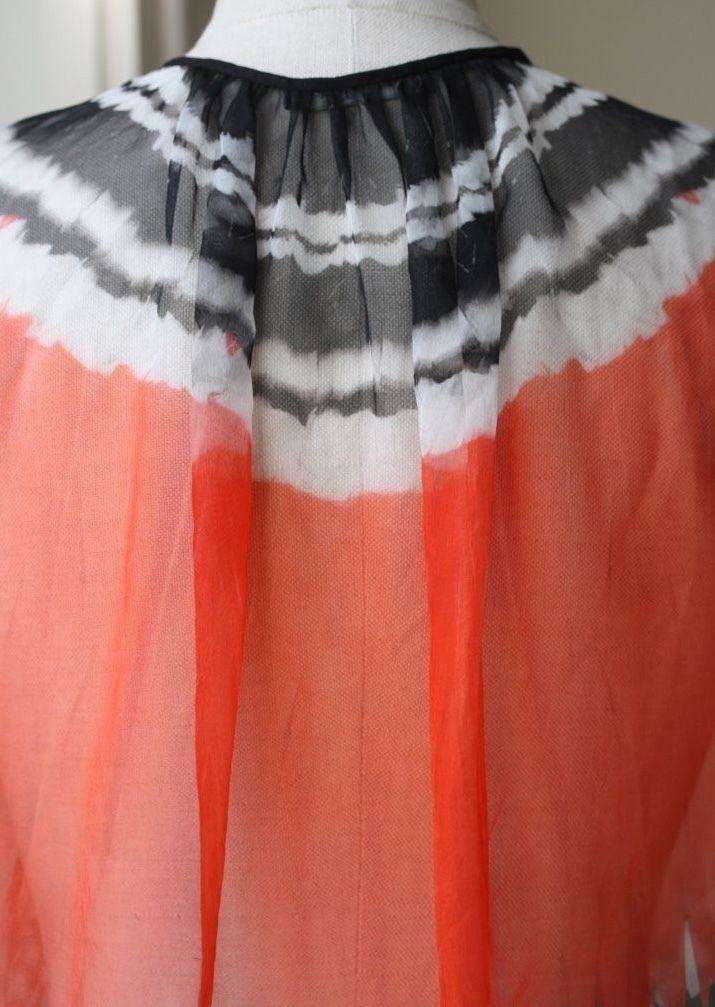 ALEXANDER MCQUEEN FEATHER PRINT BLOUSE TOP SMALL - Image 5