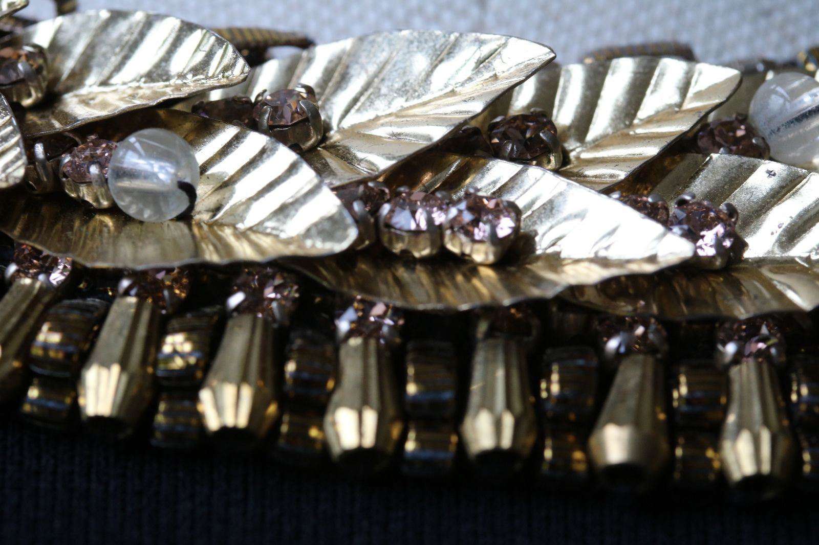 ALEXANDER MCQUEEN GOLD LEAF EMBELLISHED NECKLINE BODYCON DRESS XSMALL - Image 4