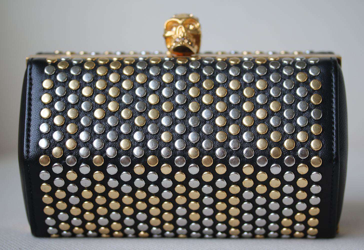 ALEXANDER MCQUEEN HEXAGON STUDDED BOX CLUTCH - Image 2