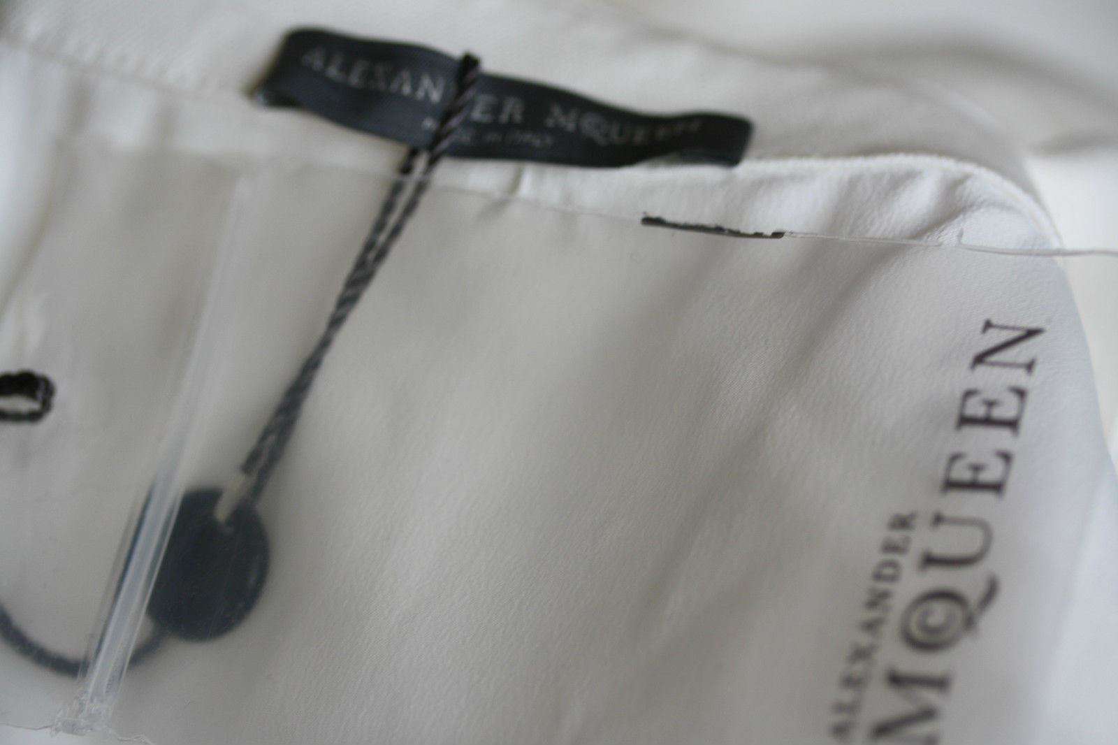 ALEXANDER MCQUEEN IVORY COTTON DRESS IT 42 UK 10 - Image 2