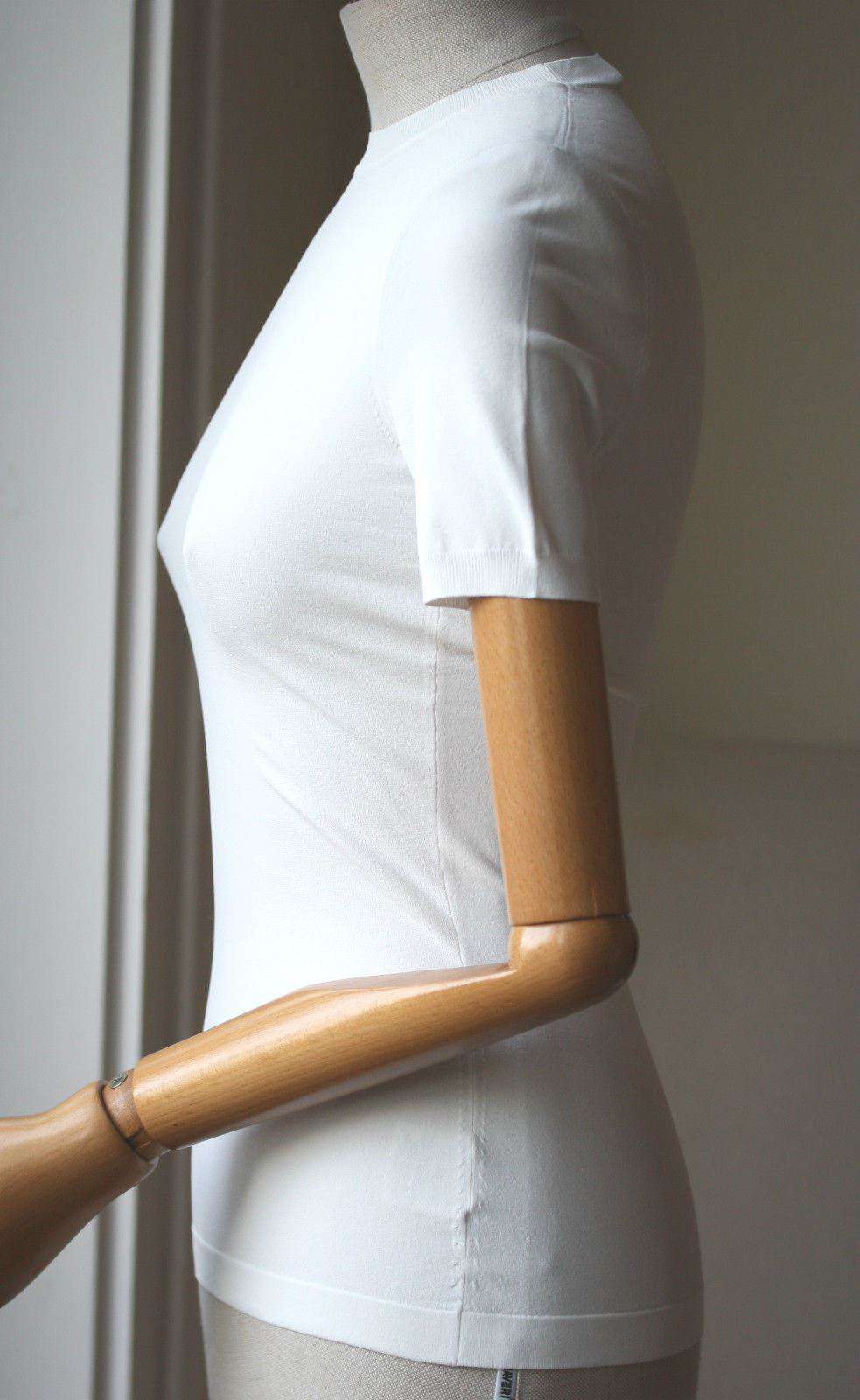 ALEXANDER MCQUEEN IVORY KNITTED TOP SMALL - Image 3