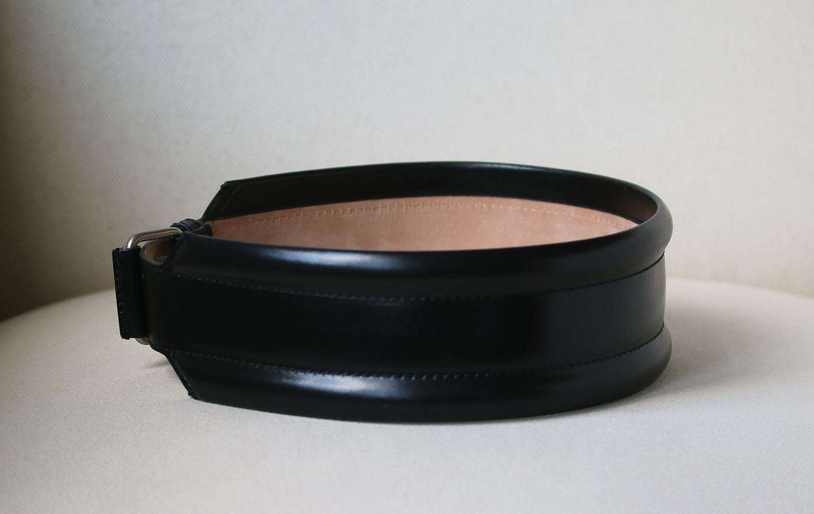 ALEXANDER MCQUEEN LEATHER WAIST BELT EU 70 UK 6 - Image 4