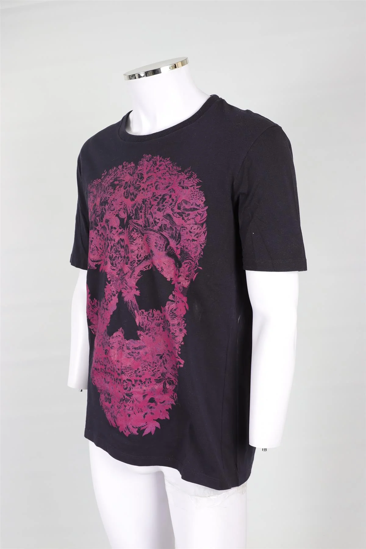 ALEXANDER MCQUEEN NAVY MEN'S COTTON T-SHIRT XLARGE - Image 3
