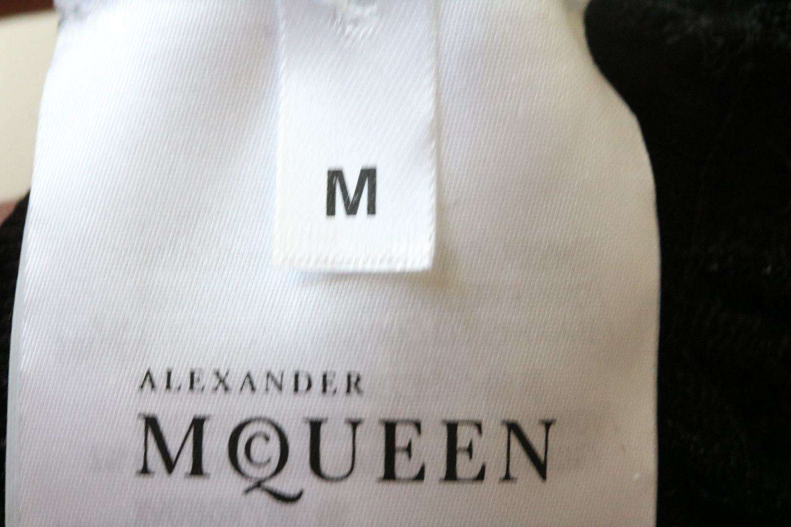 ALEXANDER MCQUEEN OFF-THE-SHOULDER RUFFLED KNITTED DRESS MEDIUM - Image 3