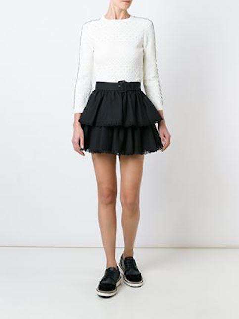 ALEXANDER MCQUEEN PERFORATED IVORY SWEATER MEDIUM - Image 11