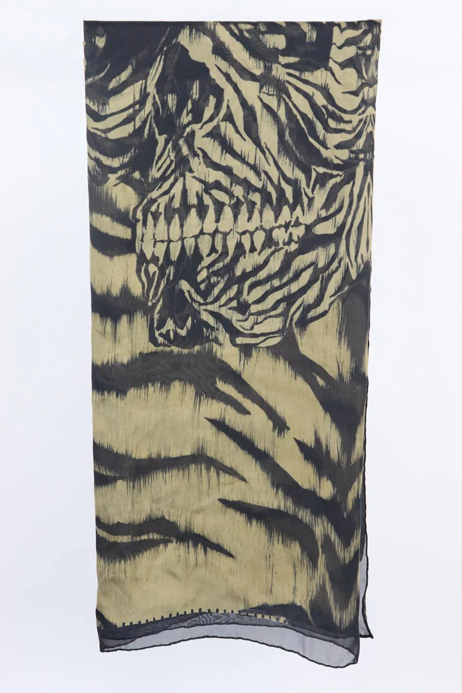 ALEXANDER MCQUEEN PRINTED SILK CHIFFON SCARF - Image 3